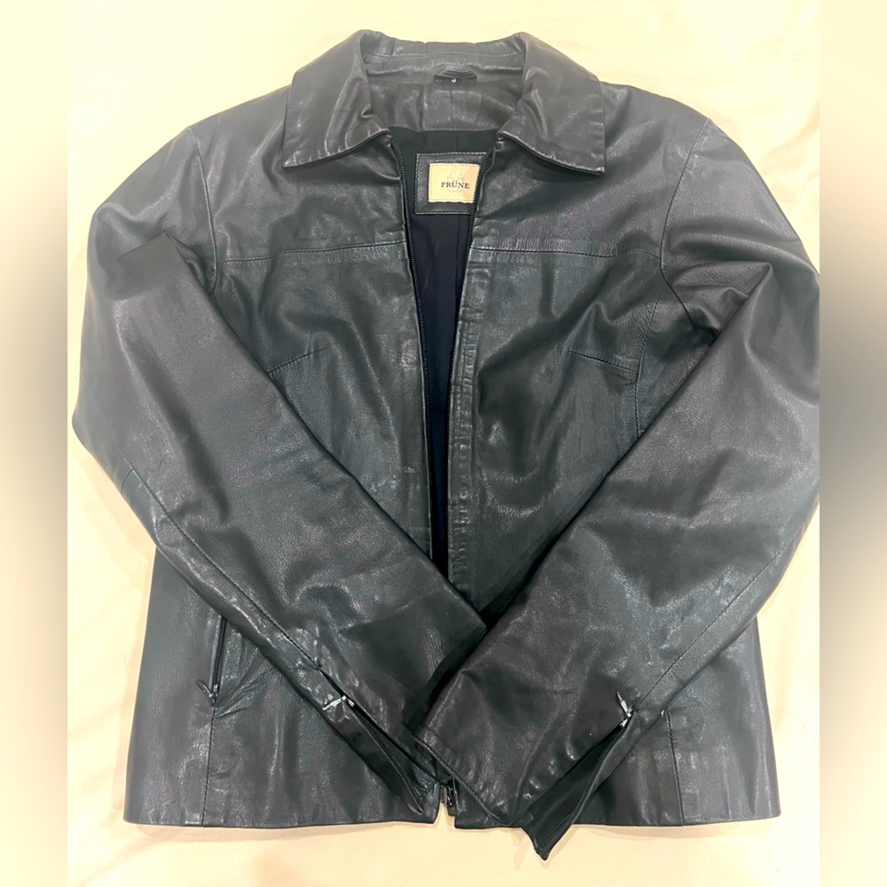 Soft leather jacket